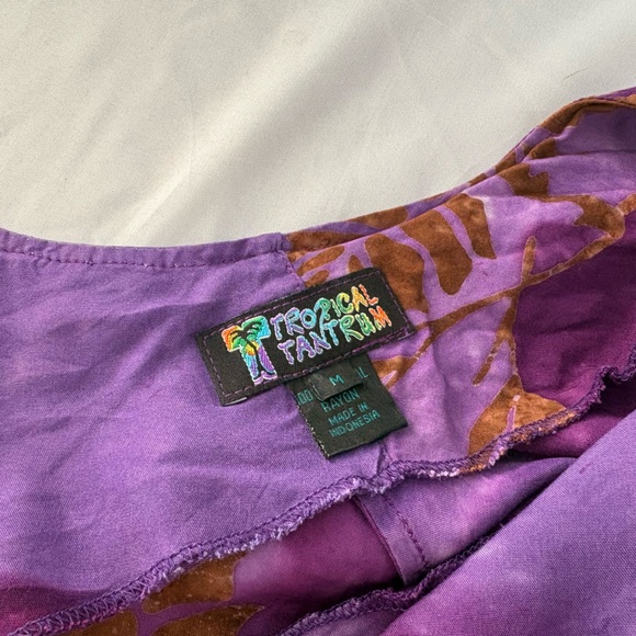 Purple Floral Maxi Dress - Picture 2 of 10